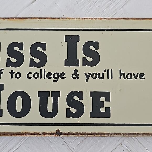 Metal Signage "Happiness is realizing that eventually the kids will go off ..... - Picture 8 of 8